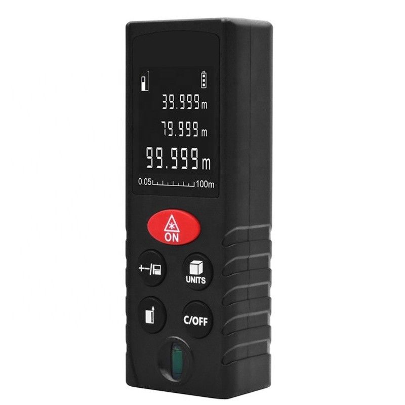 Lazer mesafe ölçer 40M 60M 80M 100M Elektronik bant taşınabilir minik el cihazı lazer menzil ölçer satılıyor