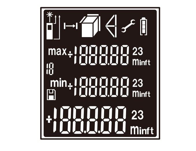 Elde tutulabilen Lazer Uzaklık Ölçücüsü Elektrikli Uzaklık Ölçme Ekipmanı Mini Taşınabilir Dijital Lazer Uzaklık Ölçücüleri 0.05-120m