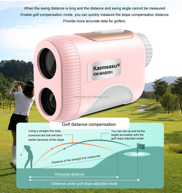 OEM 1200m Golf Eğim Alanı Lazer Uzaklık Meter Teleskop Endüstriyel Sınıf Golf Lazer Uzaklık ölçerleri