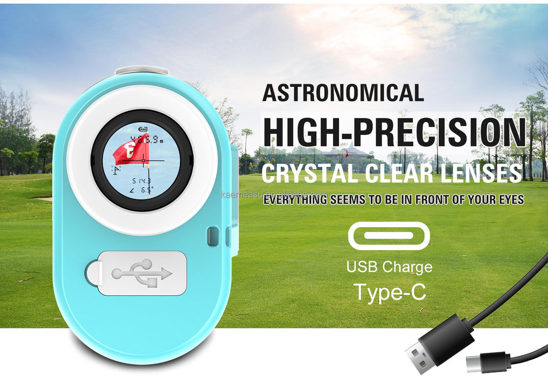 OEM 1200m Golf Eğilimi Alanı Lazer Uzaklık Meter Teleskop Endüstriyel Dereceli Golf Lazer Uzay ölçerleri Özel Destekle
