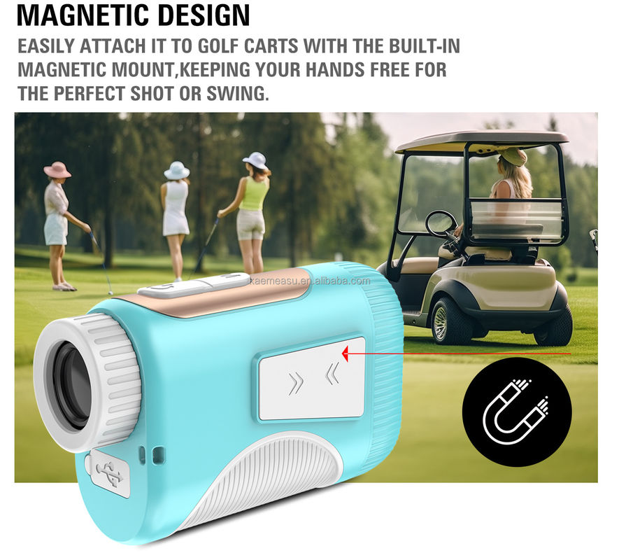 OEM 1200m Golf Eğilimi Alanı Lazer Uzaklık Meter Teleskop Endüstriyel Dereceli Golf Lazer Uzay ölçerleri Özel Destekle