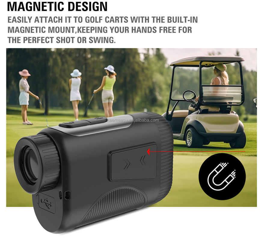 OEM 1200m Golf Eğim Alanı Lazer Uzaklık Meter Teleskop Endüstriyel Kalite Golf Lazer Uzaklık Ölçücüleri Siyah