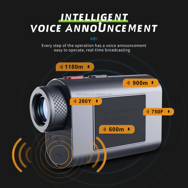 Alüminyum Alaşım 600m Gri Lazer Uzaklık Ölçücüsü Golf Avı ve Açık Hava Etkinlikleri için Monocular