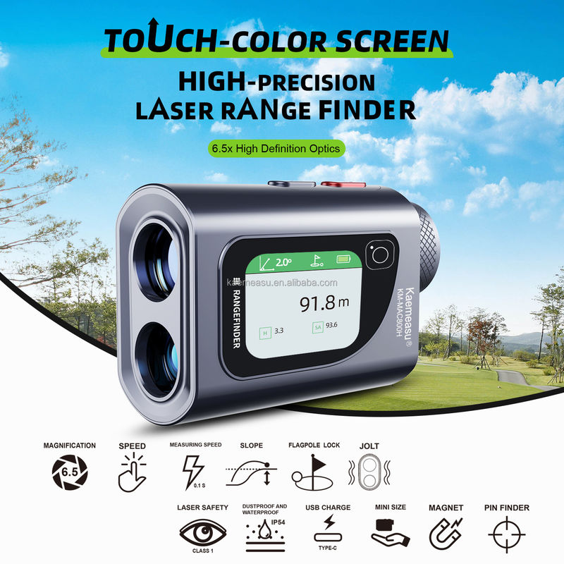 Golf Avcılığı Mühendislik Projesi için 800m Kablosuz Menzil Bulmacı LED Ekran Dijital Ölçüm Cihazı