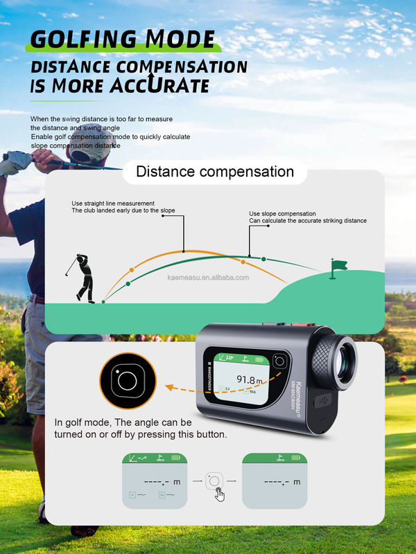 800m Lazer Uzaklık ölçer Modülü Golf Avcılık Lazer Uzaklık ölçer binocular ile Uzaklık ölçer Avcılık alanı