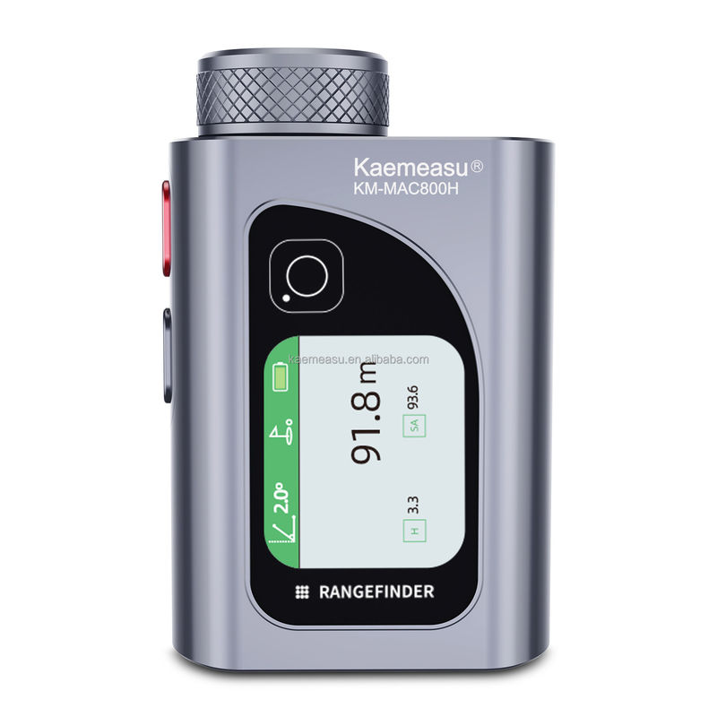 800m Çok fonksiyonel Lazer Ölçme Aracı Uzaklık Meter Uzaklık ölçer 6.5X Elektronik bant ölçüm mühendisler için yüksek hassasiyet