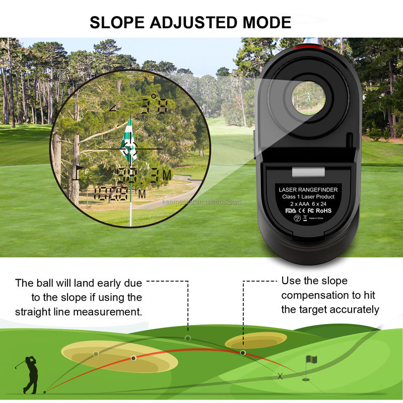 D450m Batarya Lazer Uzaklık Meter Menzil Bulmacı Golf Menzil Bulmacı Avcılık Alanı 1. Sınıf Lazer Güvenlik Seviyesi -20-50C