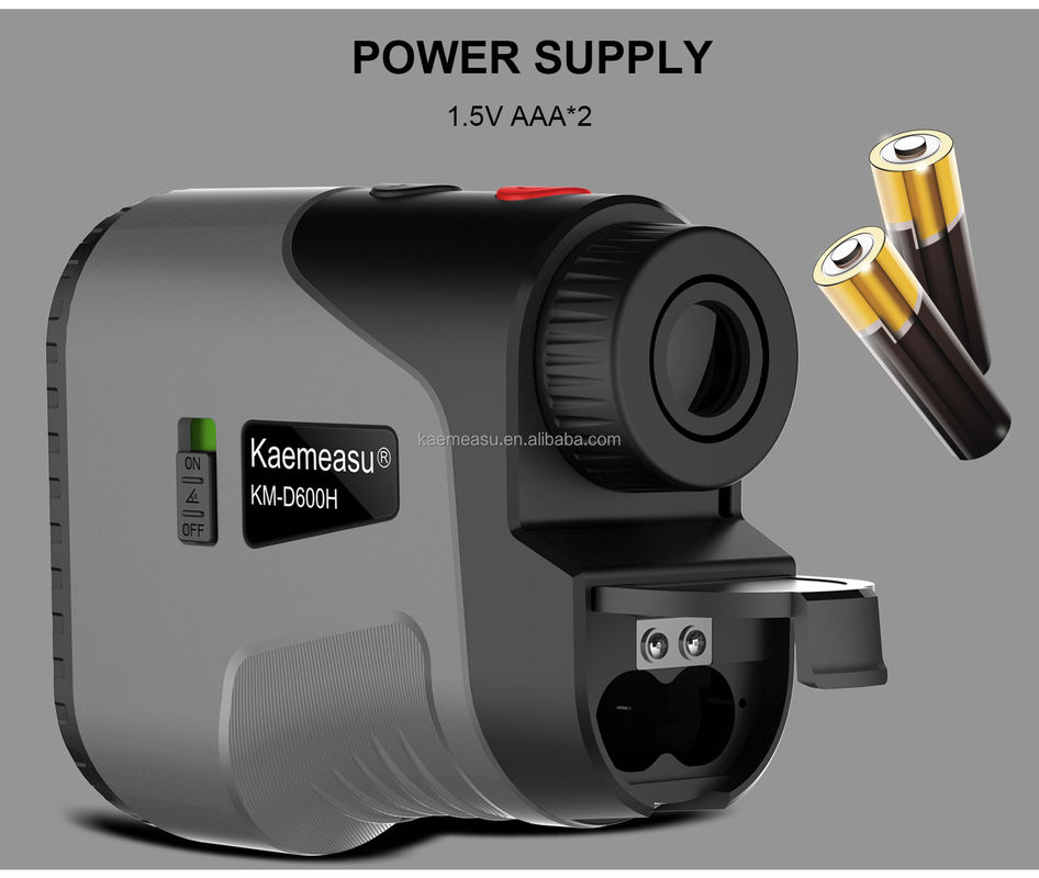 D Model Lazer Uzaklık Bulmacı Uzaklık Meter Kombo Golf Avcılık Yer ölçümü Mühendisliği Doğru Güç kaynağı 1.5V*2*AAA Pil