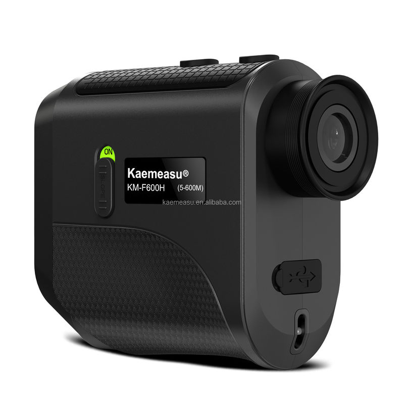 Profesyonel golf kullanımı için F600m Golf Rangefinder Slope Flag Lock Hafif Laser Meter