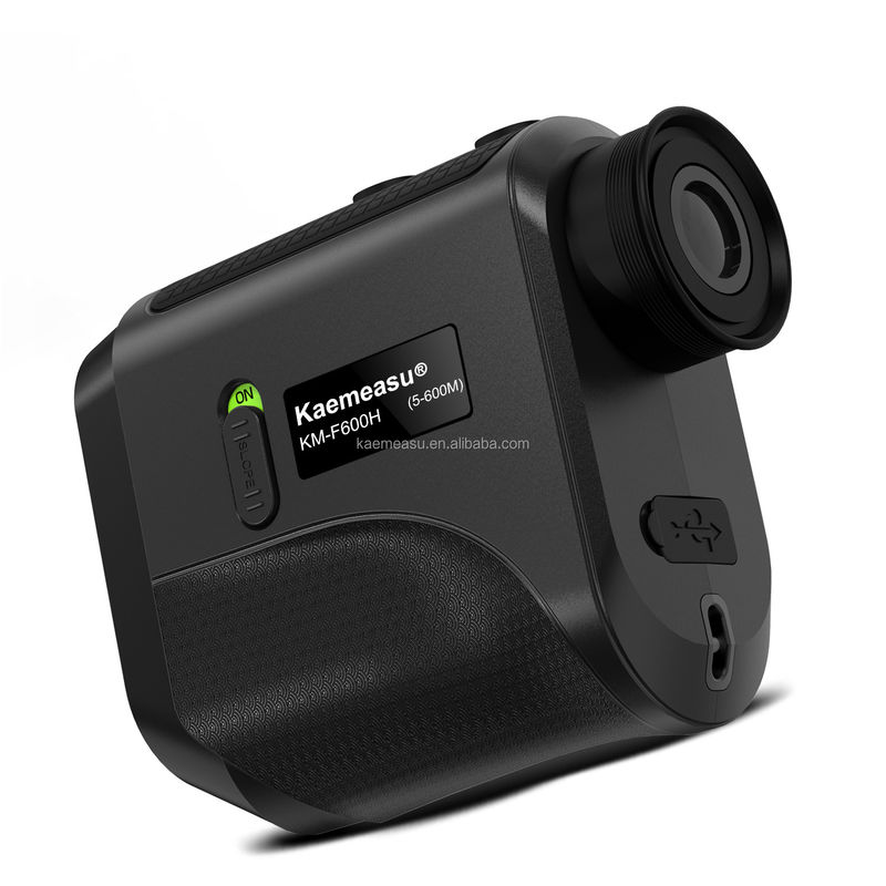 F1000m Profesyonel Golf Lazer Uzaklık Ölçücüsü Eğim Modu Hızlı Odaklama 6.5X Turnuva kullanımı için büyütme