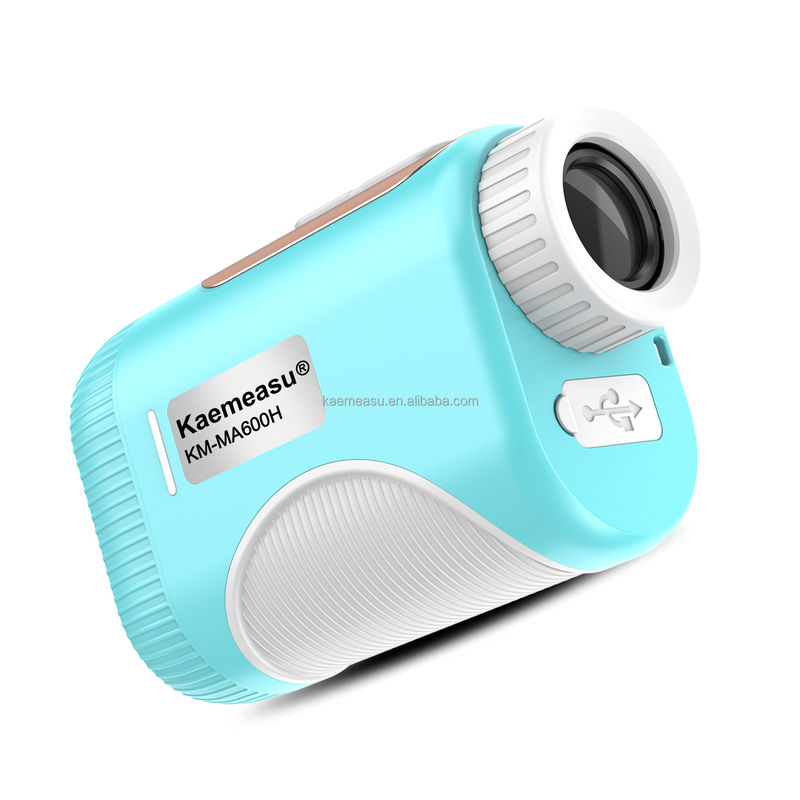 Yeniden şarj edilebilir pil ile çalışan 1200m Golf Lazer Uzaklık ölçer 6.55X Büyütme Endüstriyel Kalite OEM 92*58*35mm
